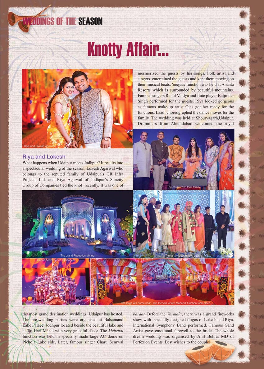 Riya – Lokesh Agarwal Wedding in Nov – Dec 2015 