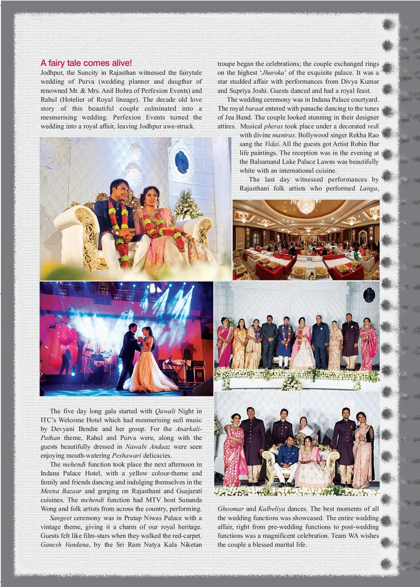 Purva – Rahul  Wedding in Dec – Jan 2015 