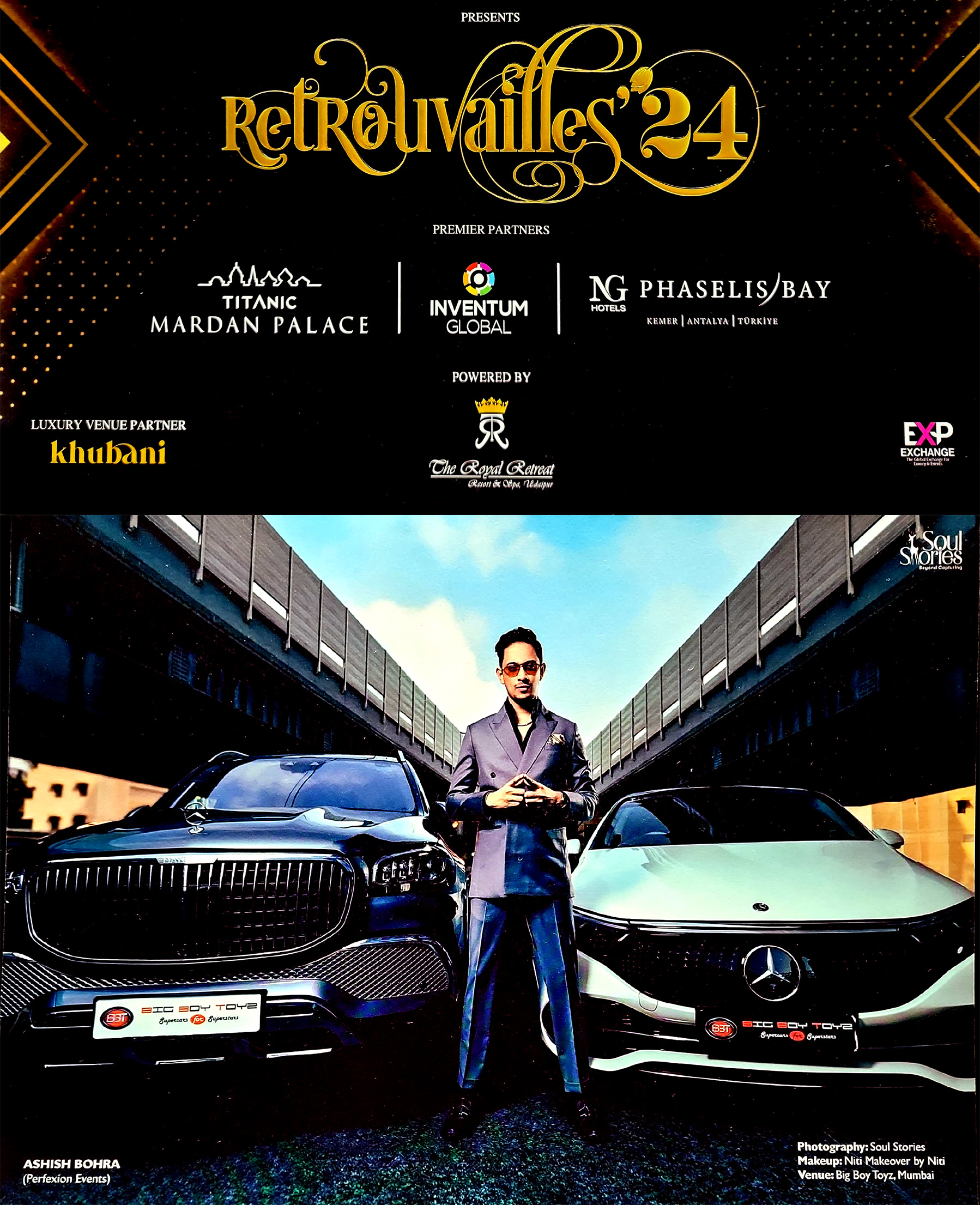 Launch of Retrouvailles Calender 2024, held at Khubani, Delhi featured our director Mr. Ashish Bohra Image
